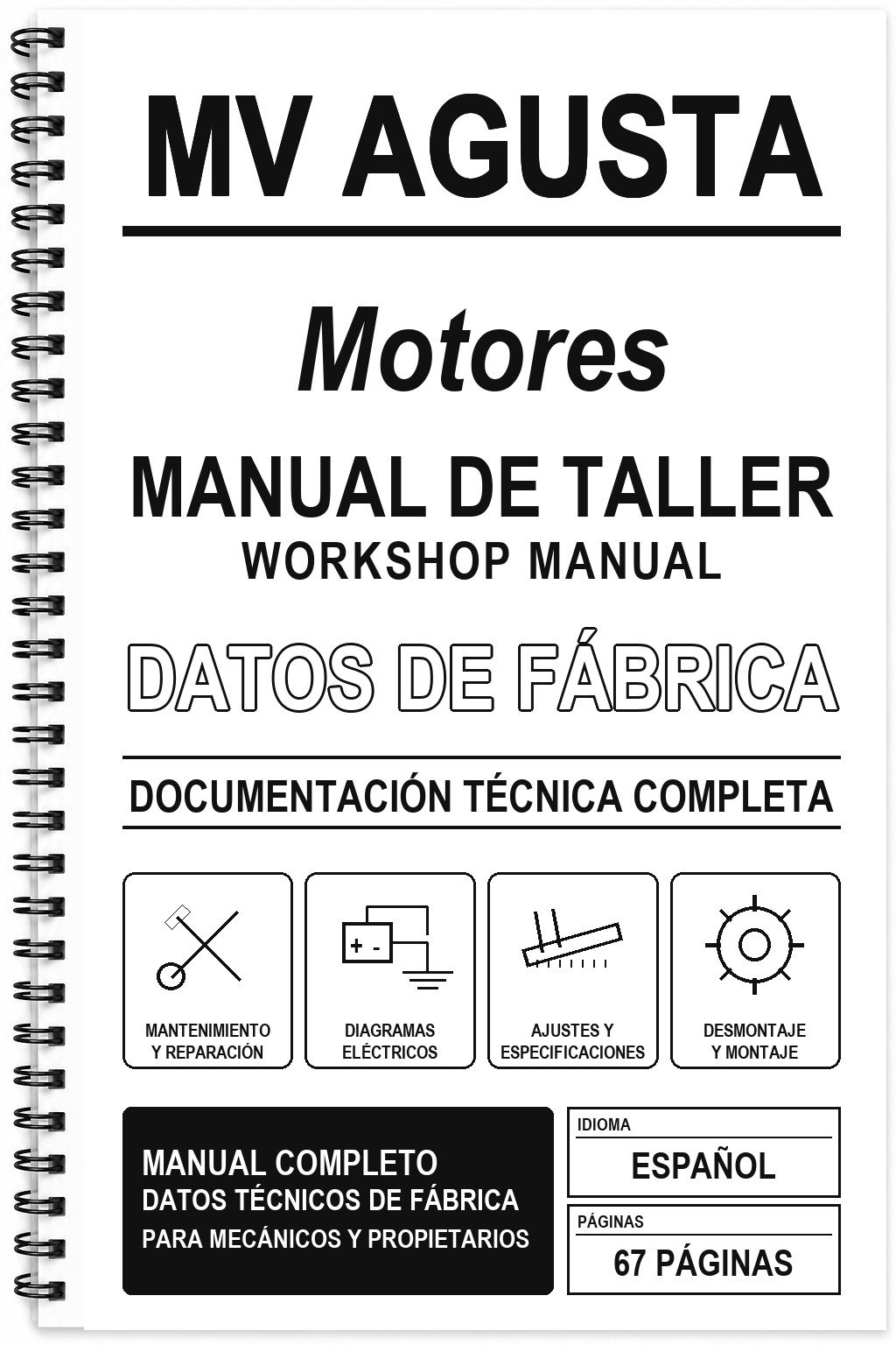 Manual de Taller MV Agusta Motores