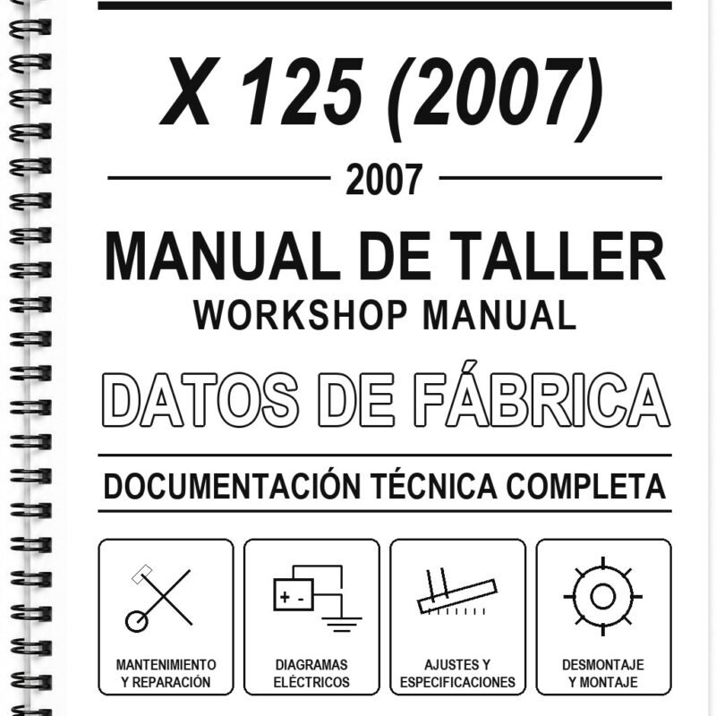 Manual de Taller Piaggio X 125 (2007)