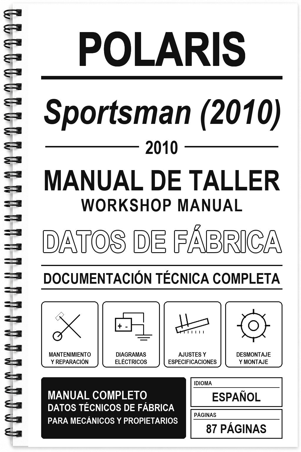 Manual de Taller Polaris Sportsman (2010)