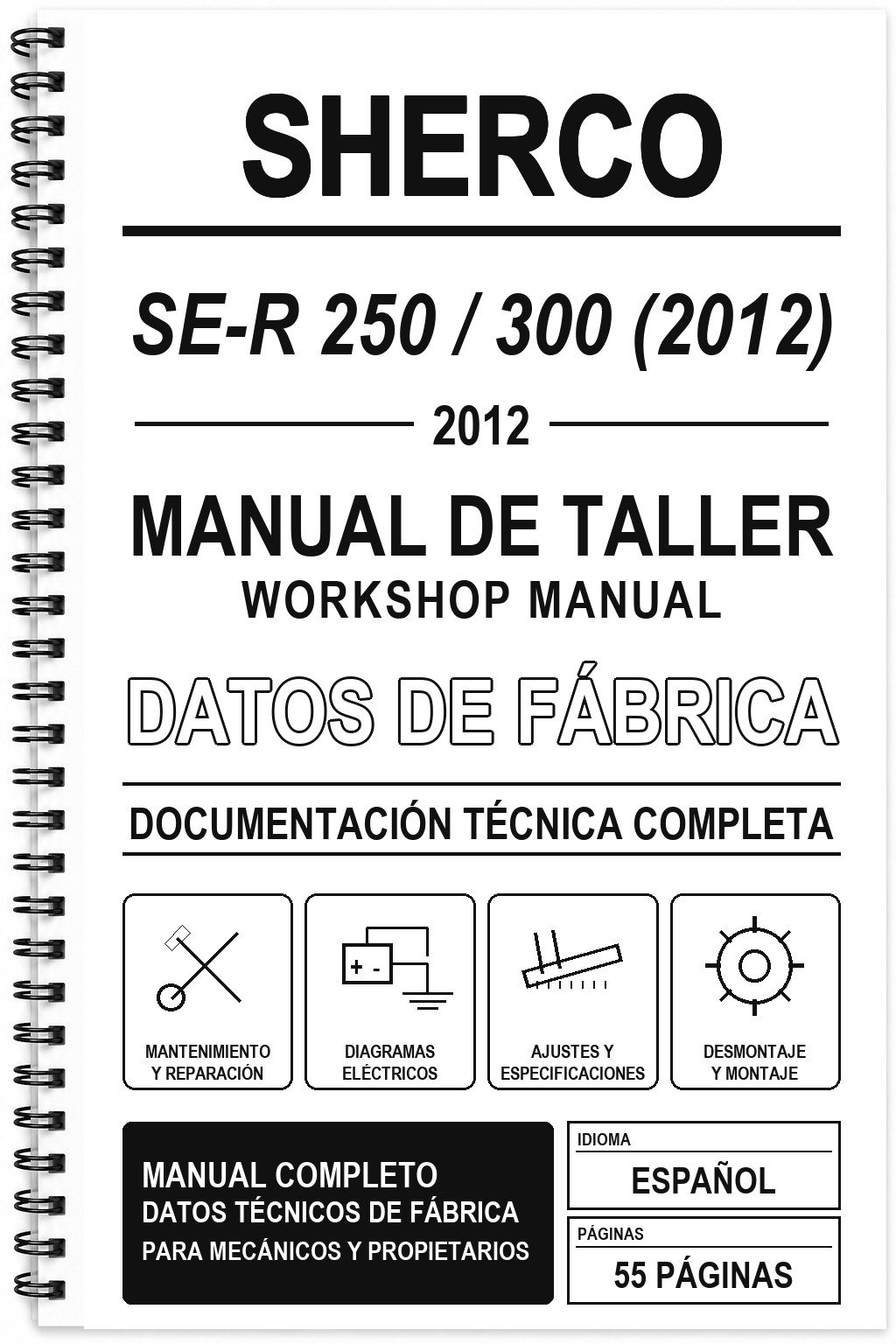 Manual de Taller Sherco SE-R 250 / 300 (2012)