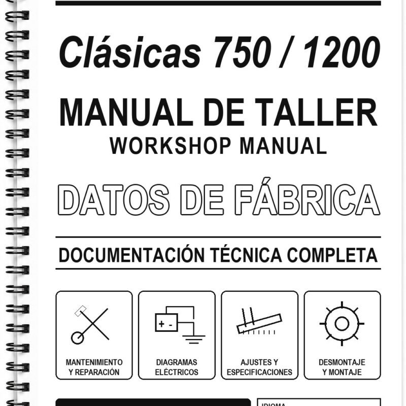 Manual de Taller Triumph Clásicas 750 / 1200