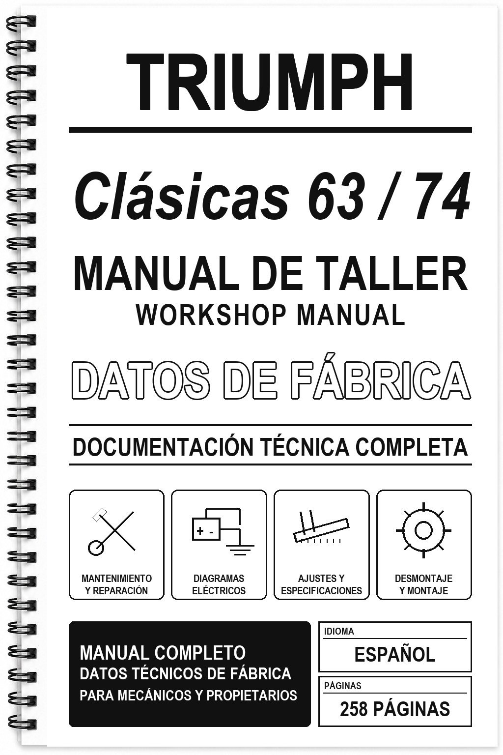 Manual de Taller Triumph Clásicas 63 / 74