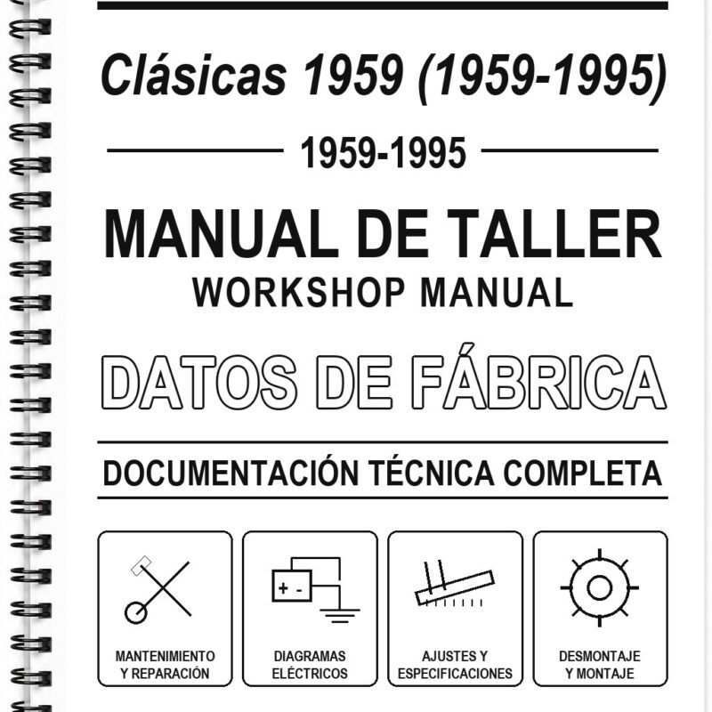 Manual de Taller Vespa Clásicas 1959 (1959-1995)