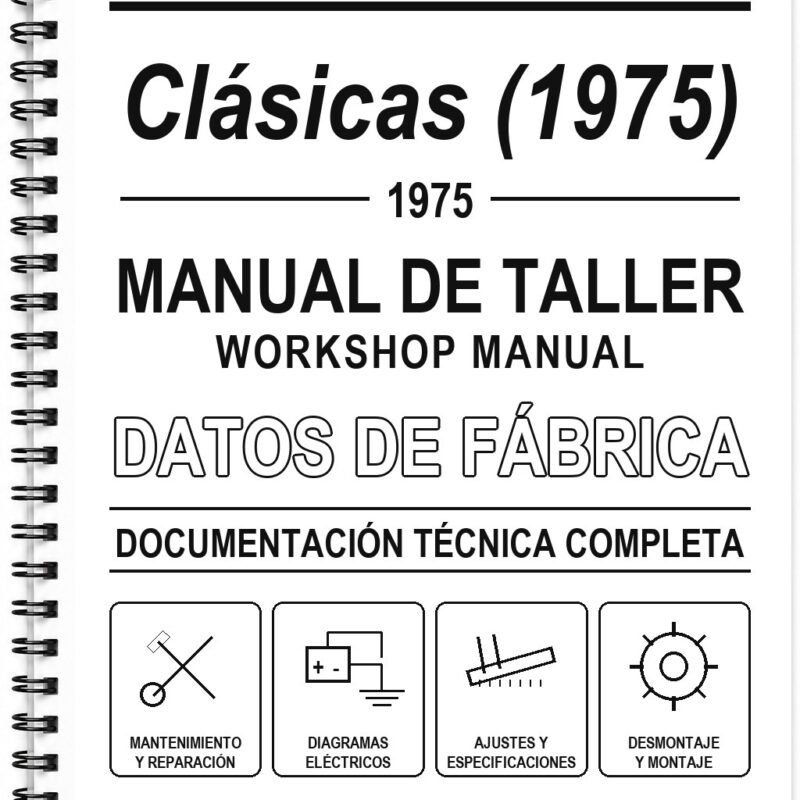 Manual de Taller Vespa Clásicas (1975)
