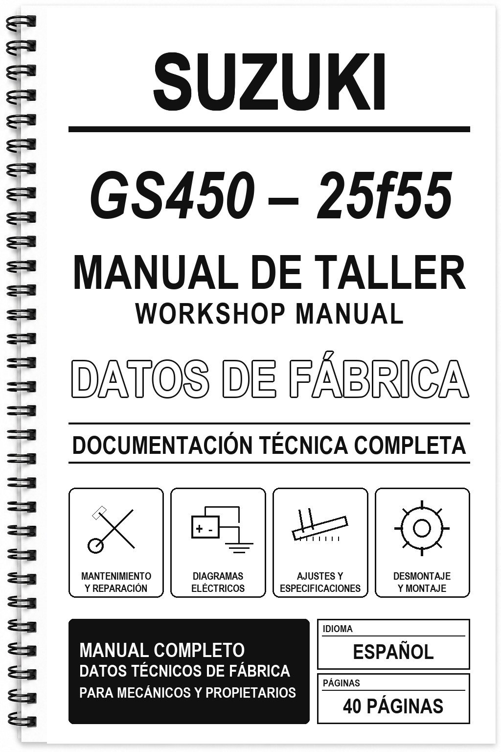 Manual de Taller Suzuki GS450 – 25f55