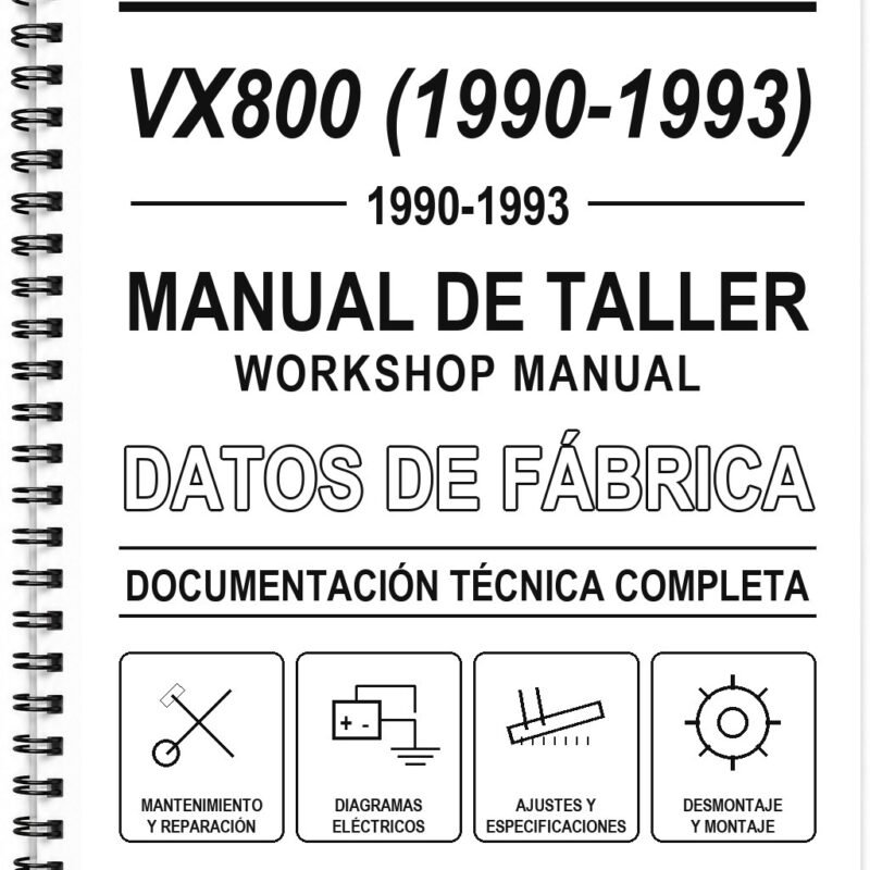 Manual de Taller Suzuki VX800 (1990-1993)