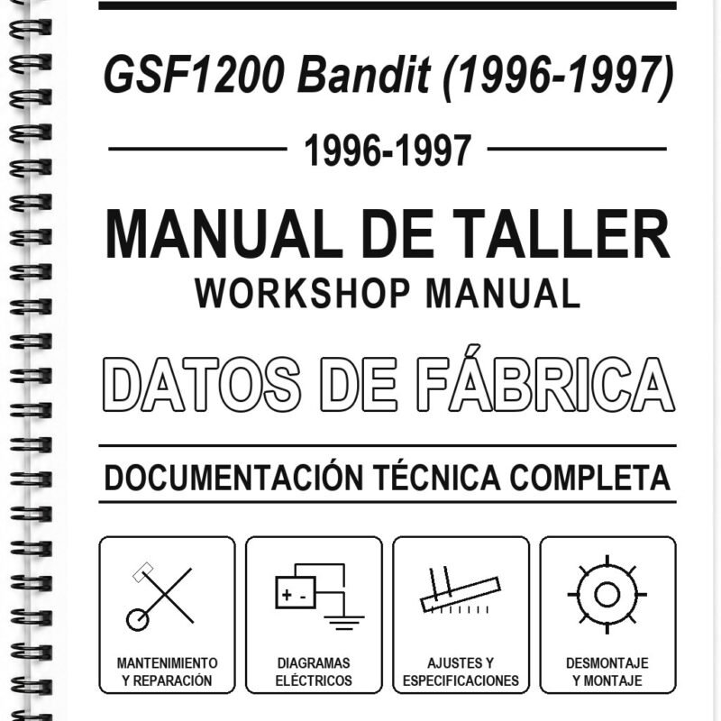 Manual de Taller Suzuki GSF1200 Bandit (1996-1997)