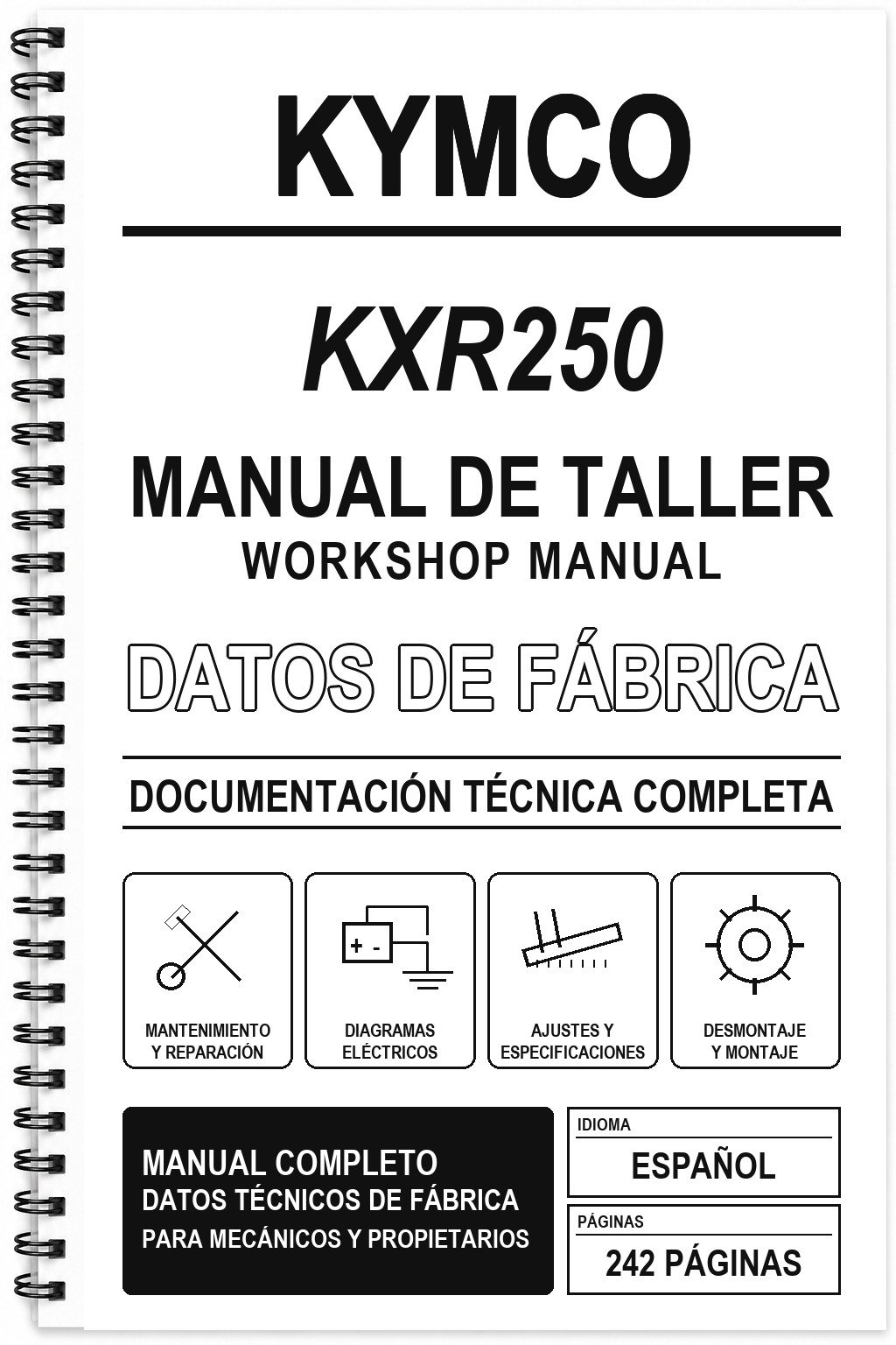 Manual de Taller Kymco KXR250