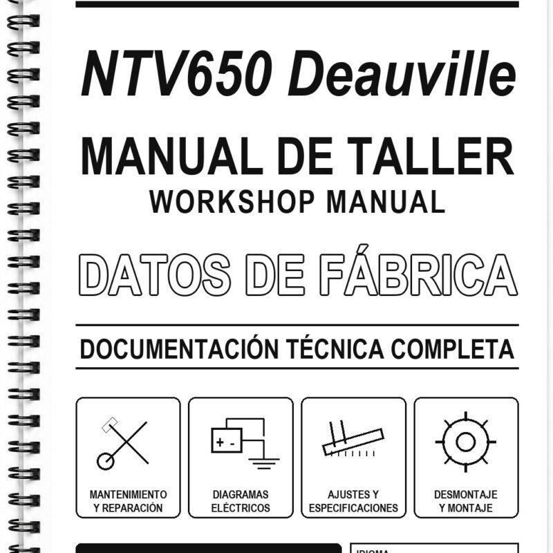 Manual de Taller Honda NTV650 Deauville