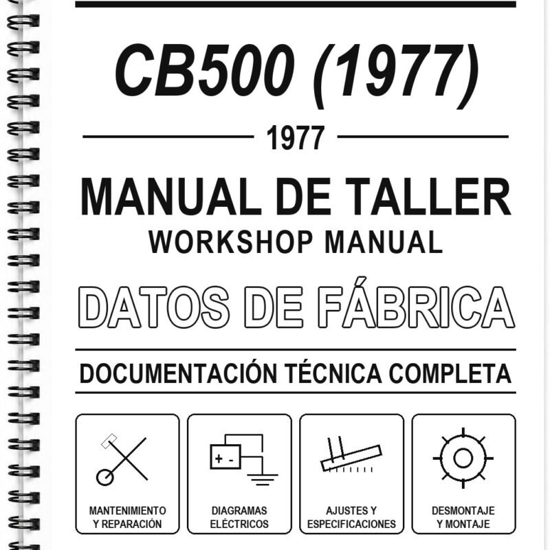 Manual de Taller Honda CB500 (1977)
