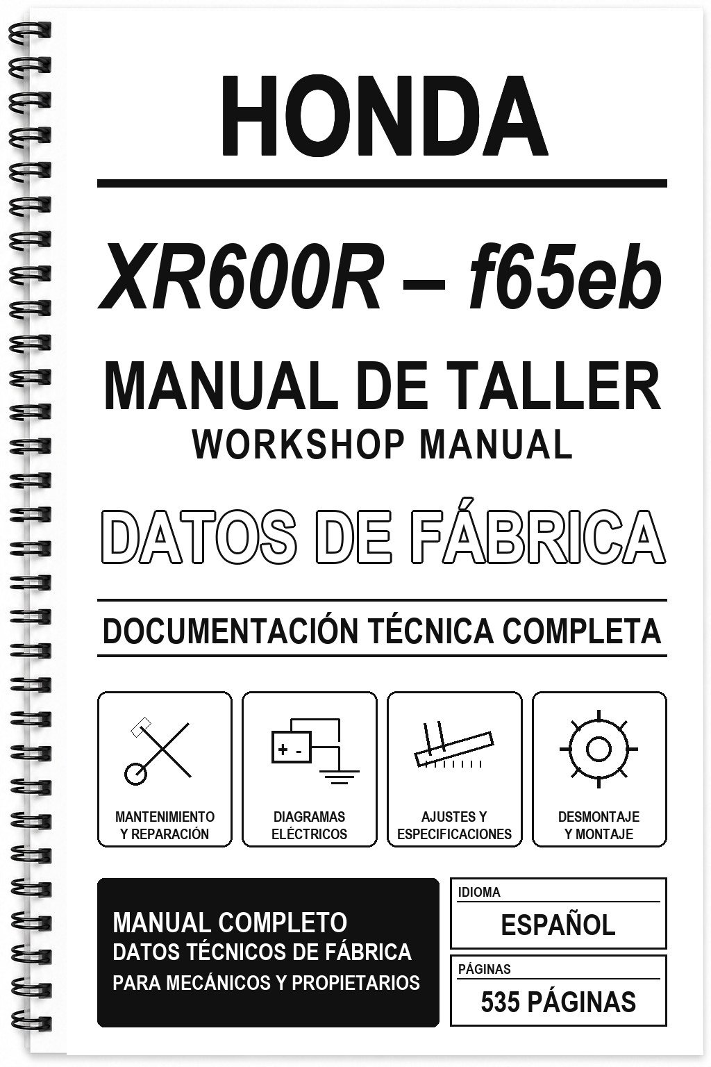 Manual de Taller Honda XR600R – f65eb