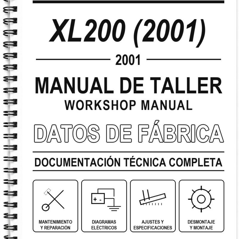 Manual de Taller Honda XL200 (2001)
