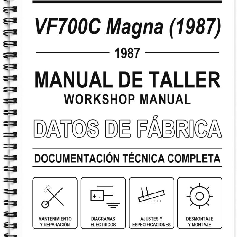 Manual de Taller Honda VF700C Magna (1987)