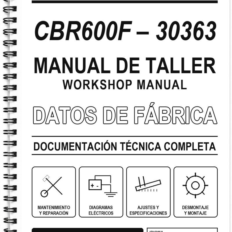 Manual de Taller Honda CBR600F – 30363