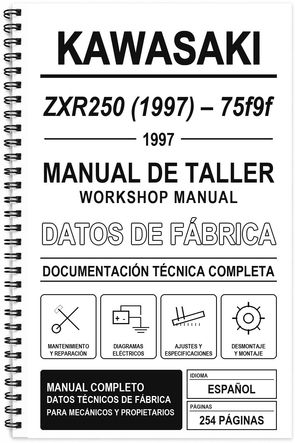 Manual de Taller Kawasaki ZXR250 (1997) – 75f9f