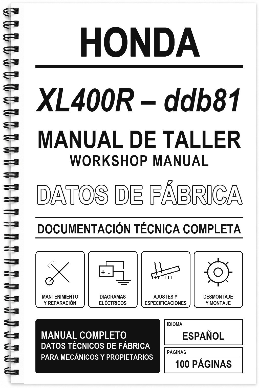 Manual de Taller Honda XL400R – ddb81