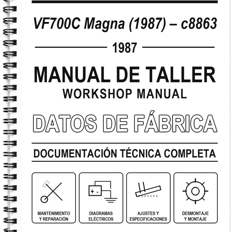 Manual de Taller Honda VF700C Magna (1987) – c8863