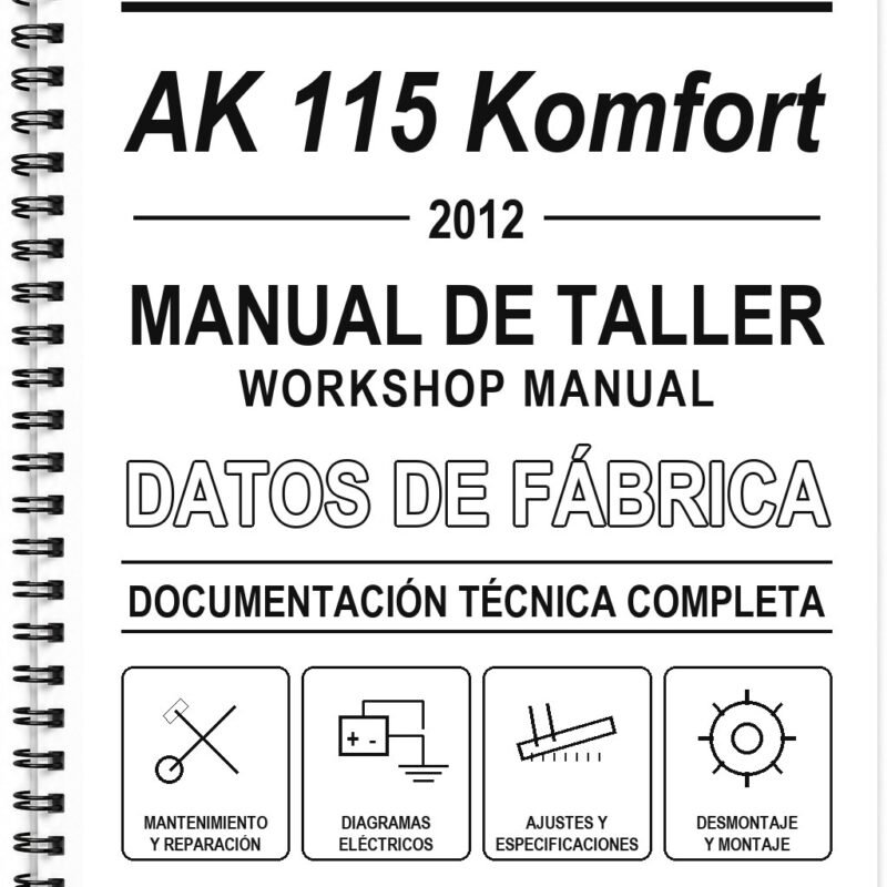 Manual de Taller AKT AK 115 Komfort (2012)