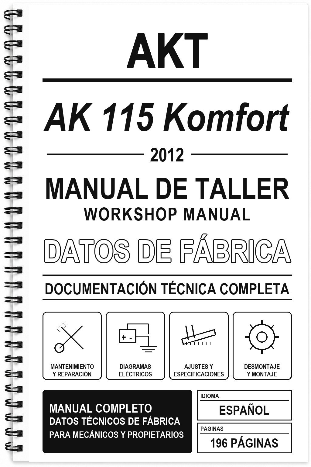 Manual de Taller AKT AK 115 Komfort (2012)