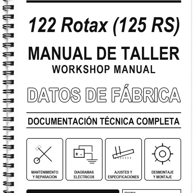 Manual de Taller Aprilia 122 Rotax (125 RS) (Inglés)
