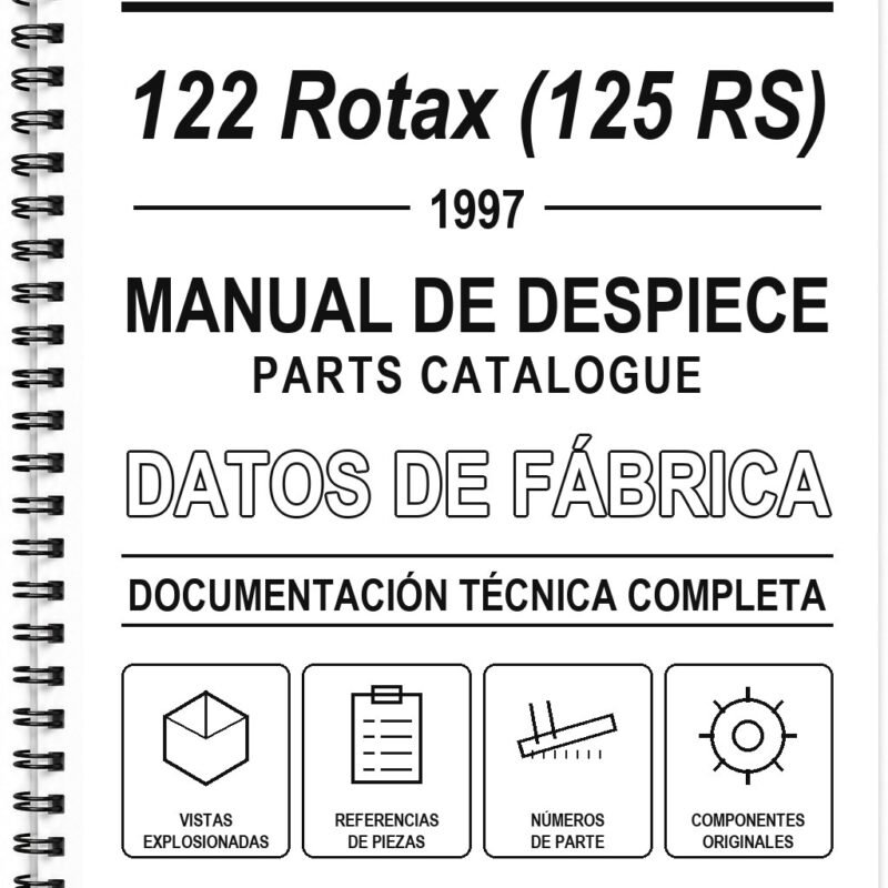 Manual de Despiece Aprilia 122 Rotax (125 RS) (1997)