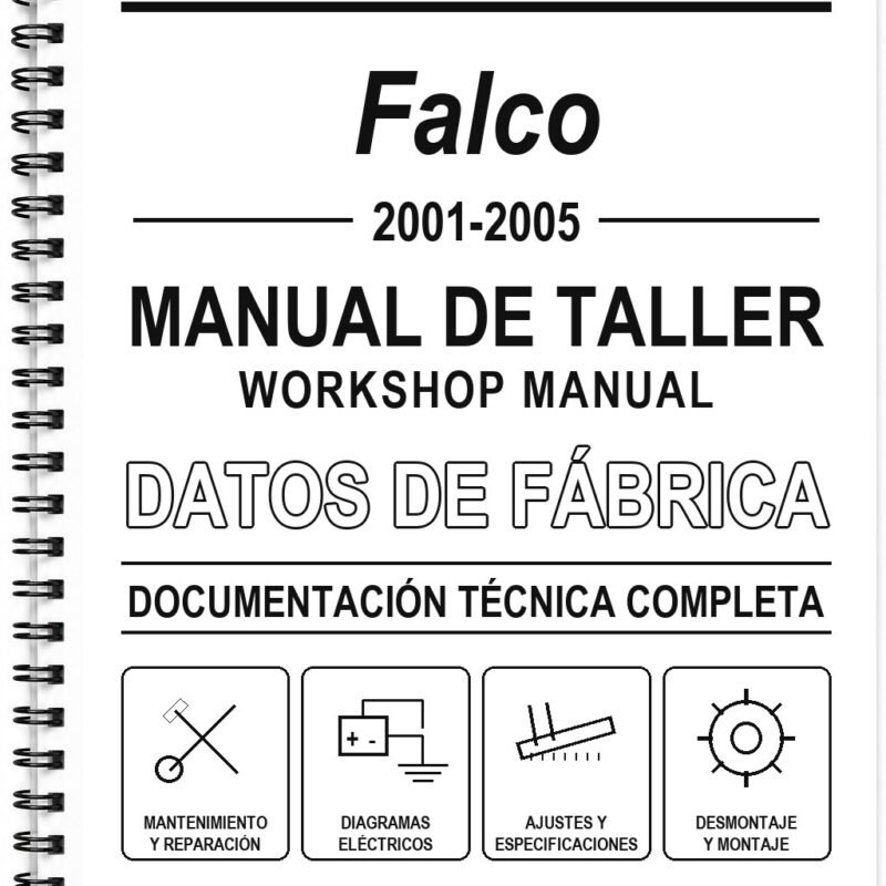 Manual de Taller Aprilia Falco (2001-2005) (Inglés)