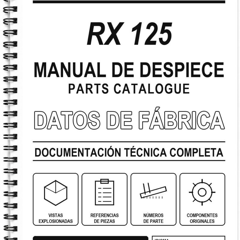 Manual de Despiece Aprilia RX 125 (Italiano)