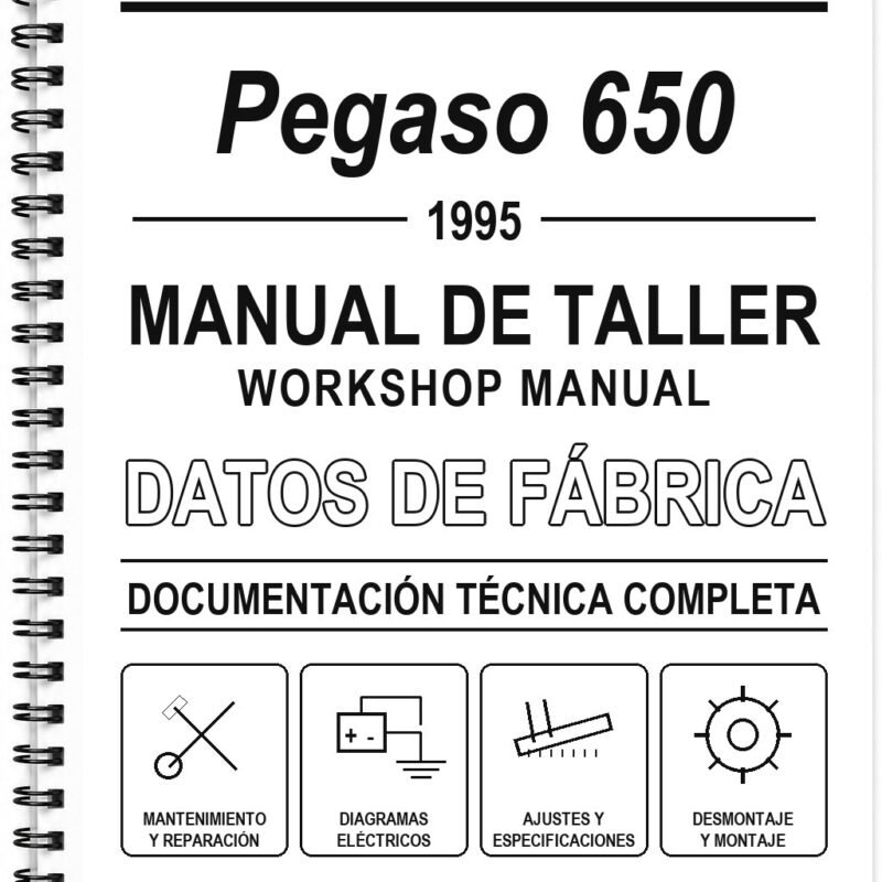 Manual de Taller Aprilia Pegaso 650 (1995) (Italiano)