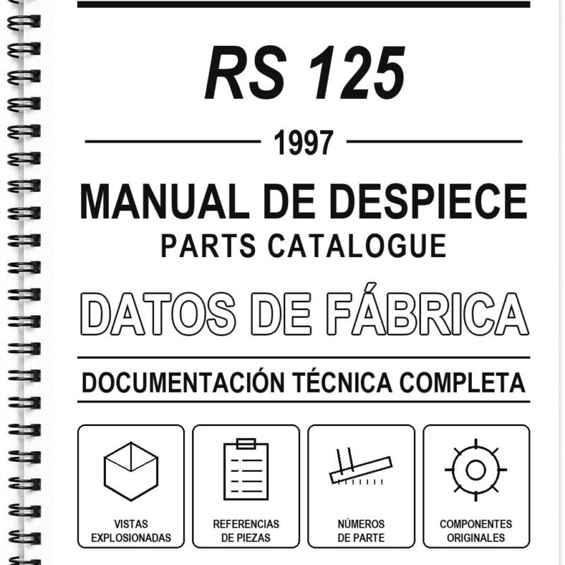 Manual de Despiece Aprilia RS 125 (1997)