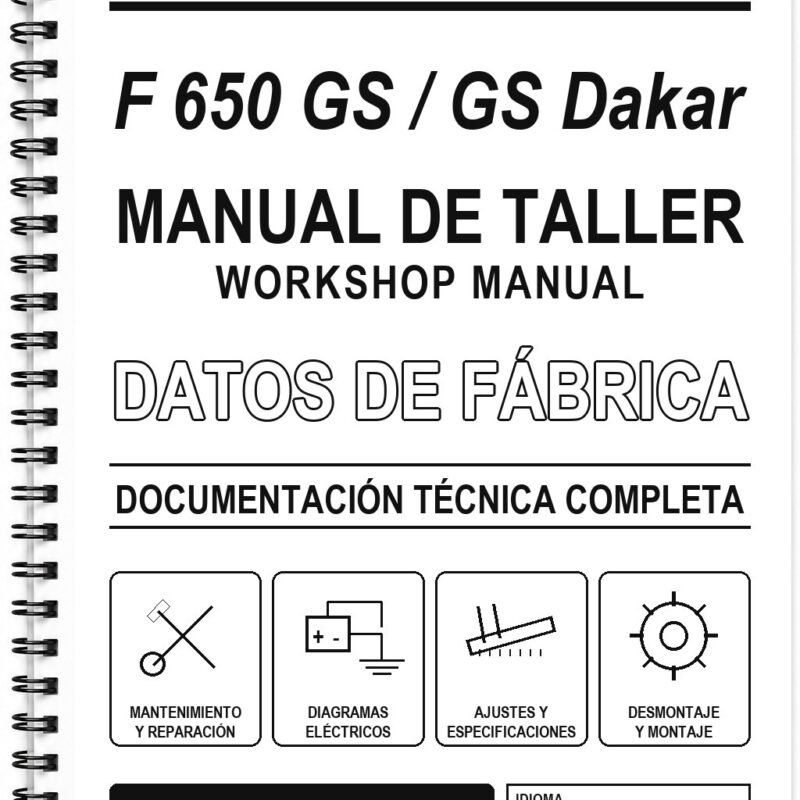 Manual de Taller BMW F 650 GS / GS Dakar (Francés)