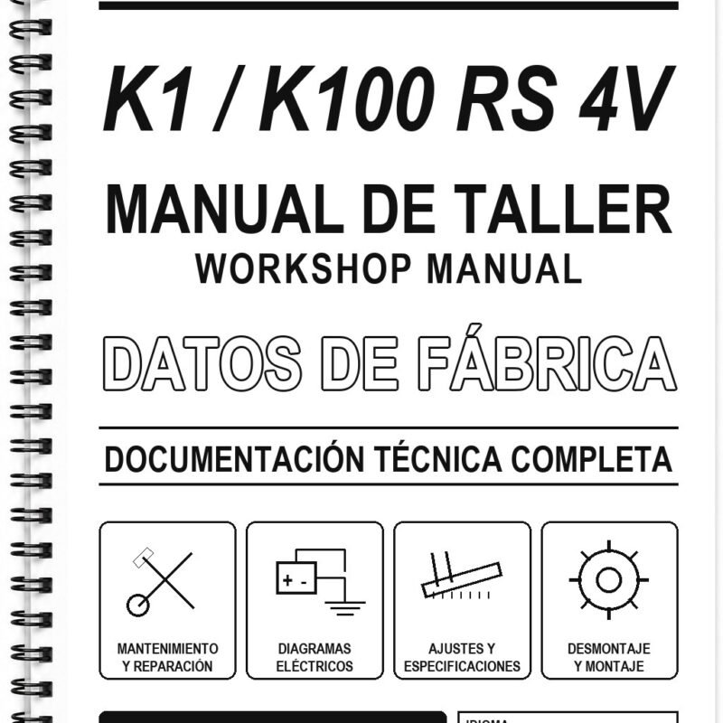 Manual de Taller BMW K1 / K100 RS 4V (Alemán)