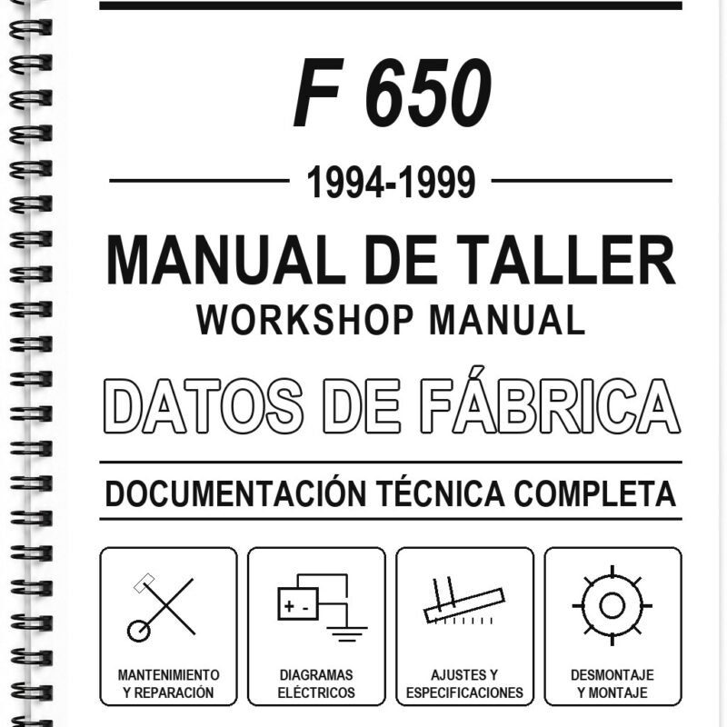 Manual de Taller BMW F 650 (1994-1999)
