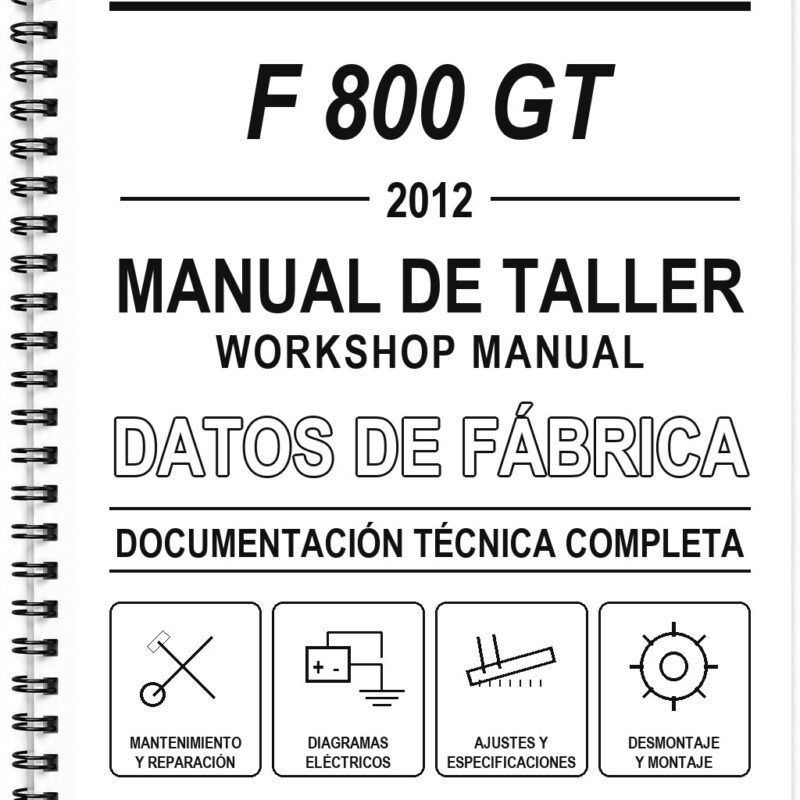 Manual de Taller BMW F 800 GT (2012)