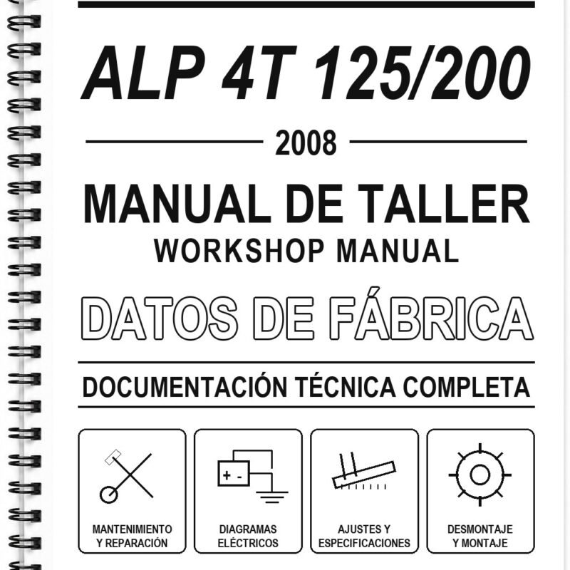 Manual de Taller Beta ALP 4T 125/200 (2008) (Italiano)