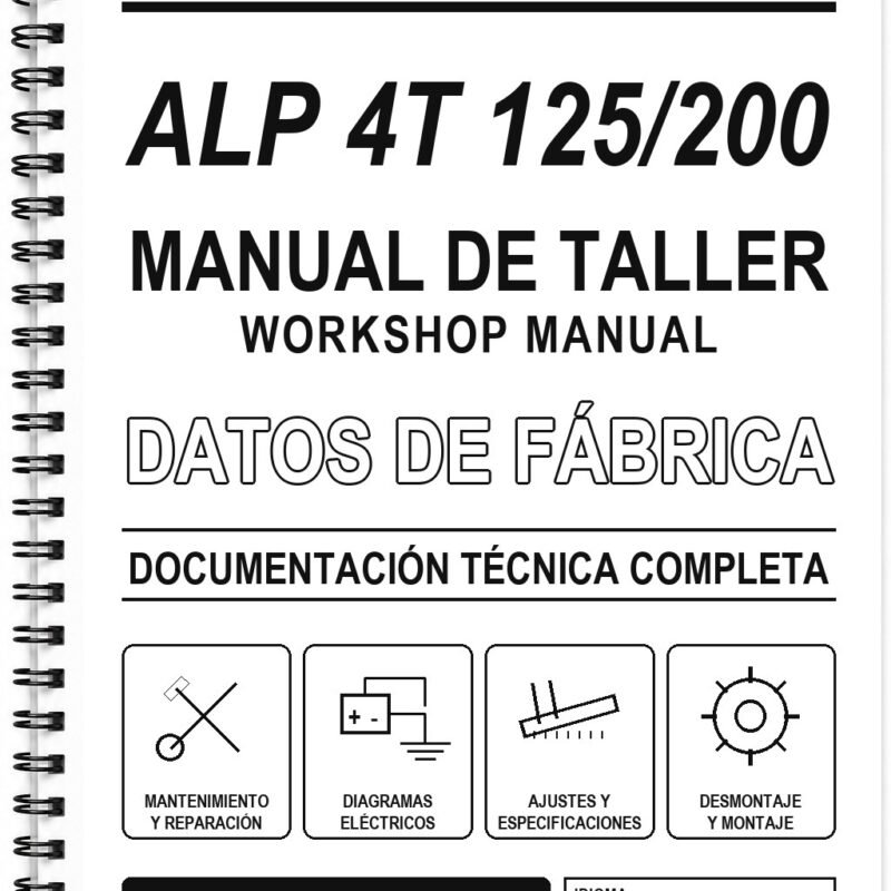 Manual de Taller Beta ALP 4T 125/200 (Italiano)