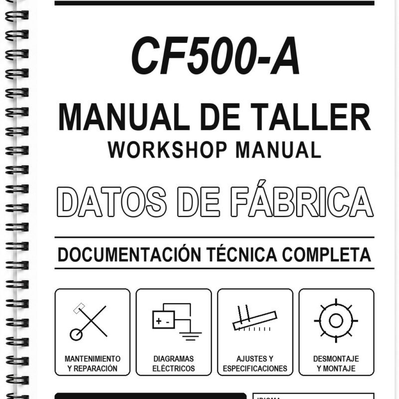 Manual de Taller CFmoto CF500-A (Inglés)