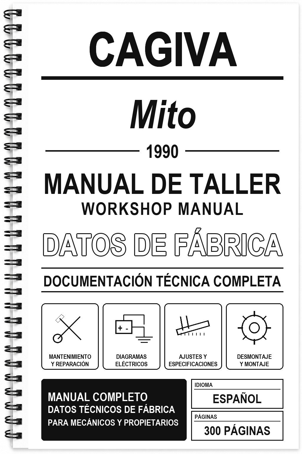 Manual de Taller Cagiva Mito (1990)