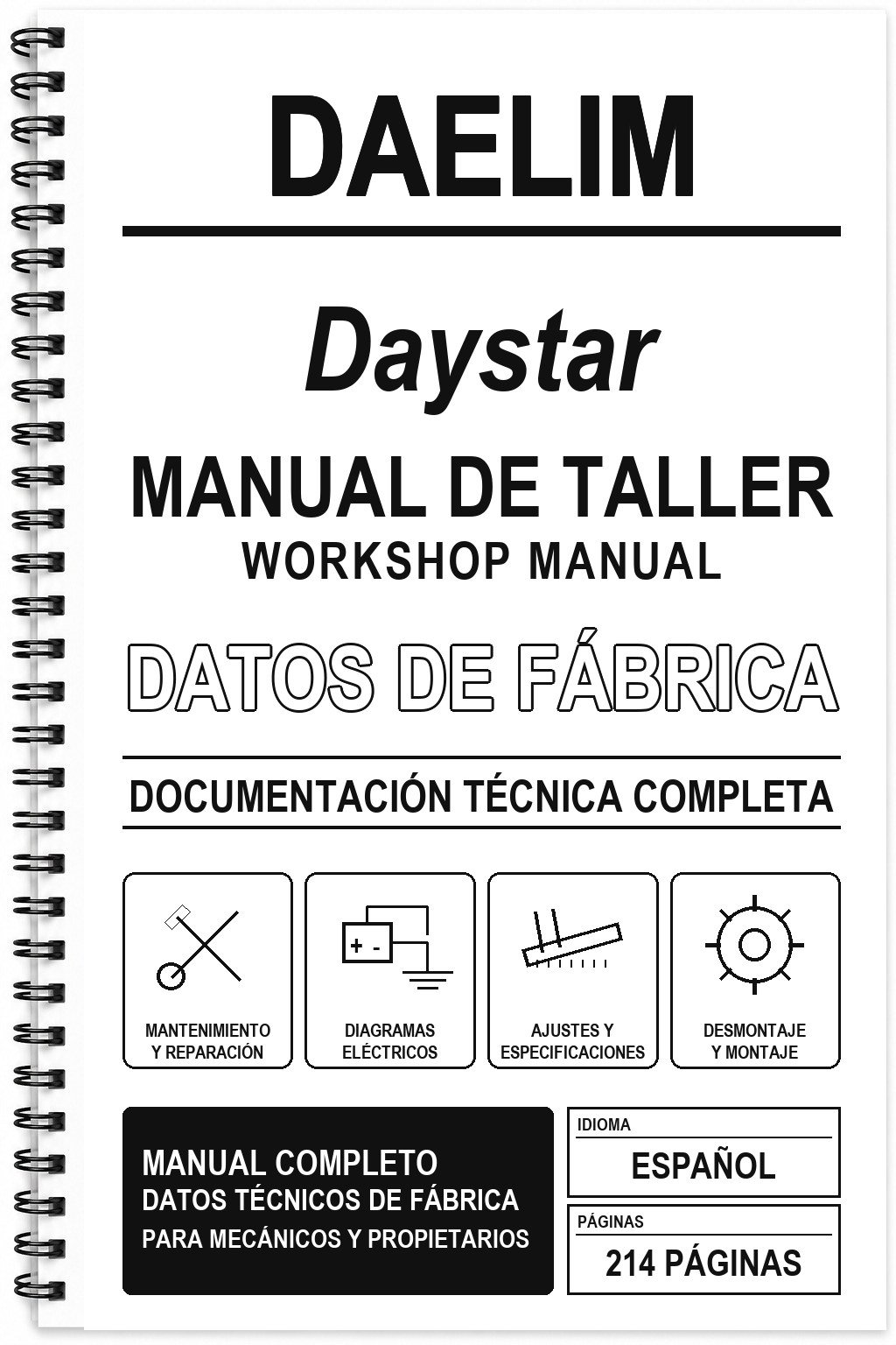 Manual de Taller Daelim Daystar