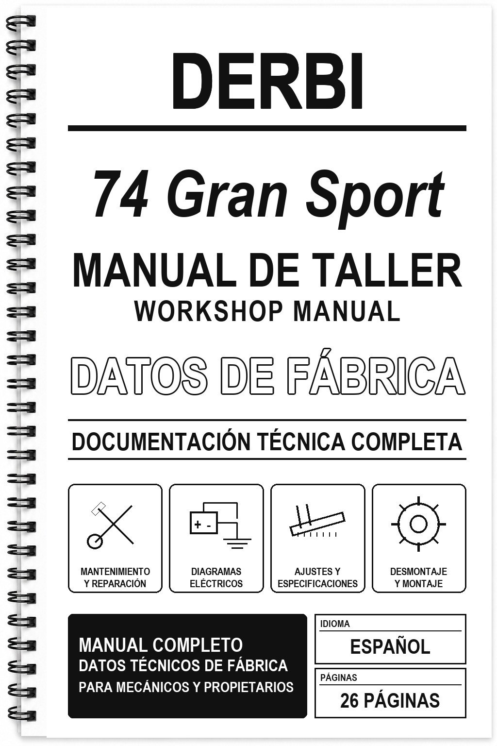 Manual de Taller Derbi 74 Gran Sport – 1cb68