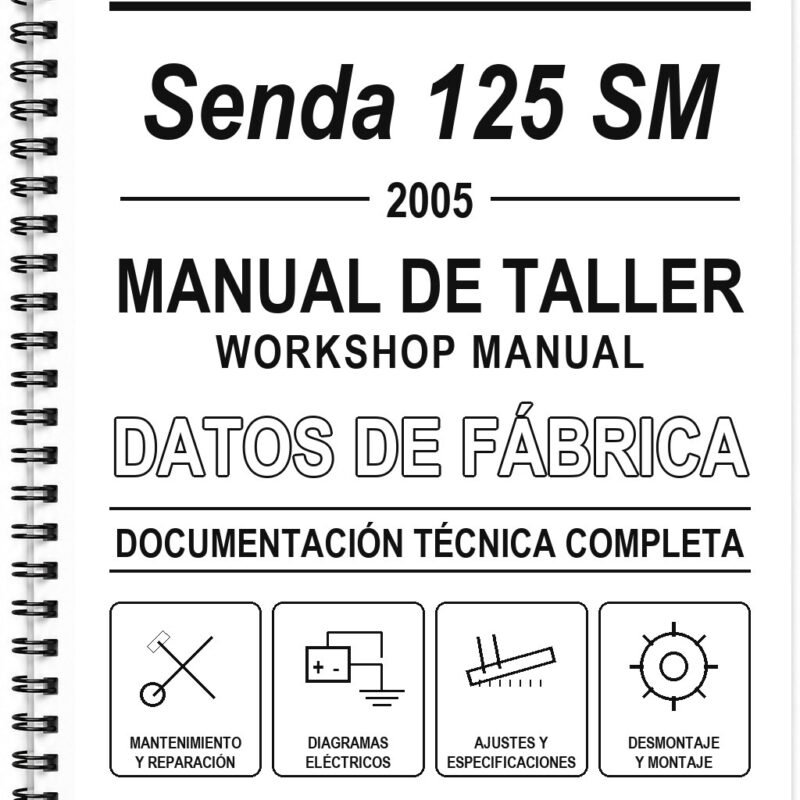 Manual de Taller Derbi Senda 125 SM (2005)