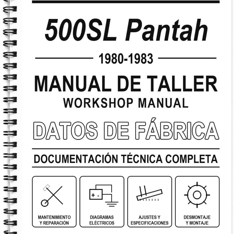 Manual de Taller Ducati 500SL Pantah (1980-1983)