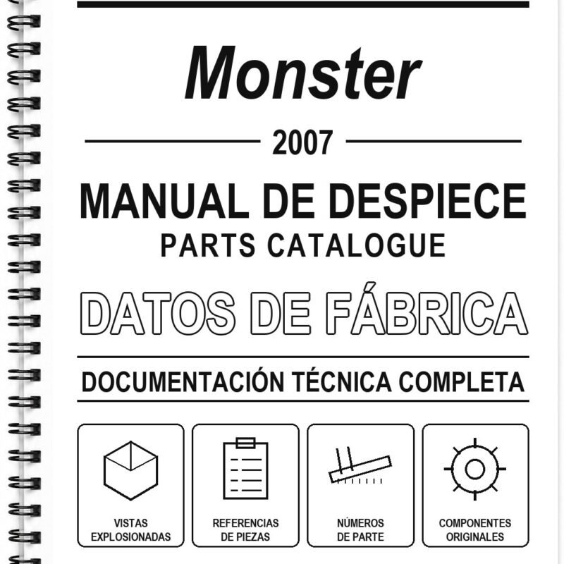 Manual de Despiece Ducati Monster (2007) (Inglés)