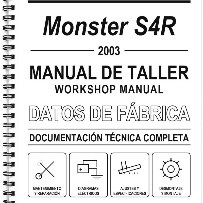 Manual de Taller Ducati Monster S4R (2003) (Portugués)