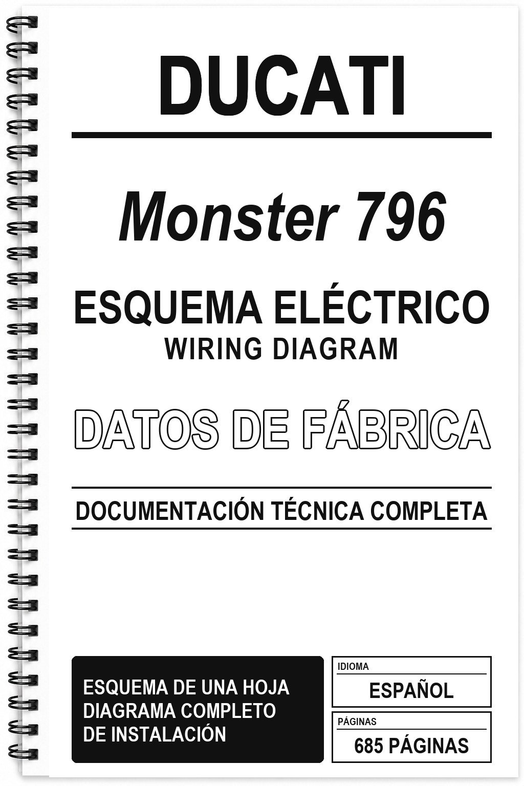 Esquema Eléctrico Ducati Monster 796