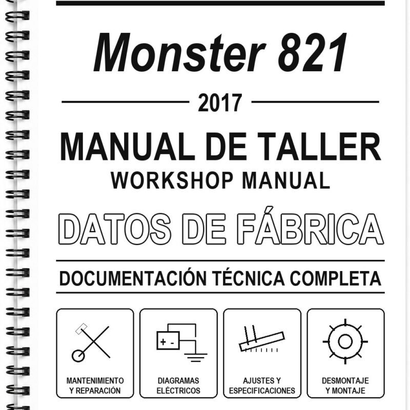 Manual de Taller Ducati Monster 821 (2017)