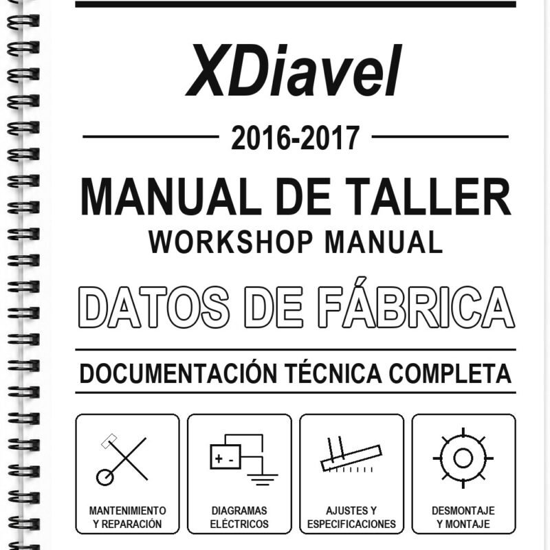Manual de Taller Ducati XDiavel (2016-2017) (Inglés)