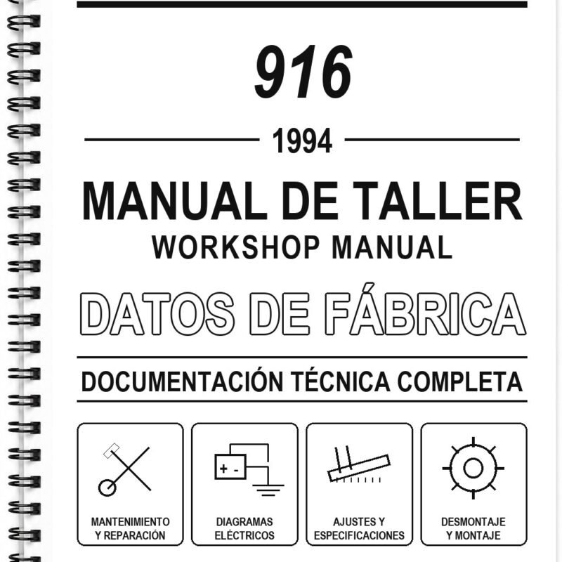 Manual de Taller Ducati 916 (1994)