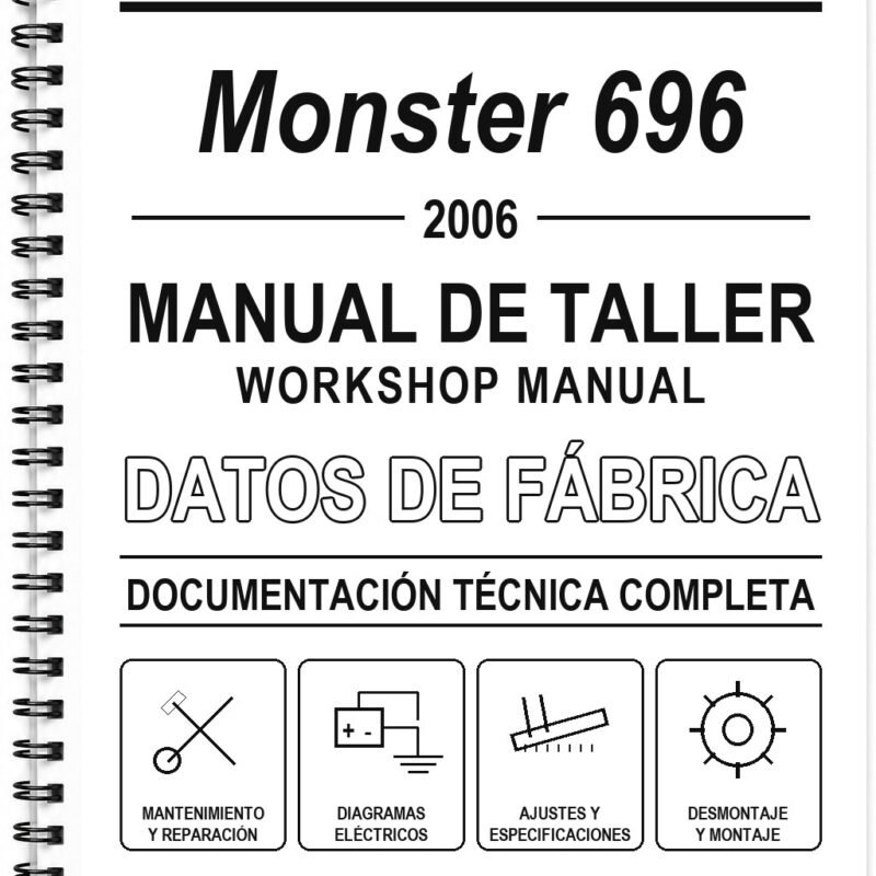 Manual de Taller Ducati Monster 696 (2006)