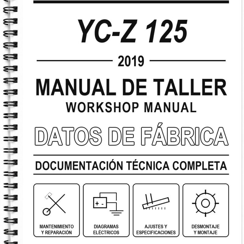 Manual de Taller Yamaha YC-Z 125 (2019)