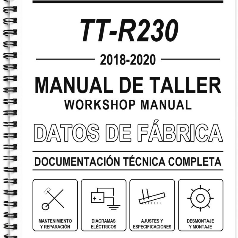 Manual de Taller Yamaha TT-R230 (2018-2020)